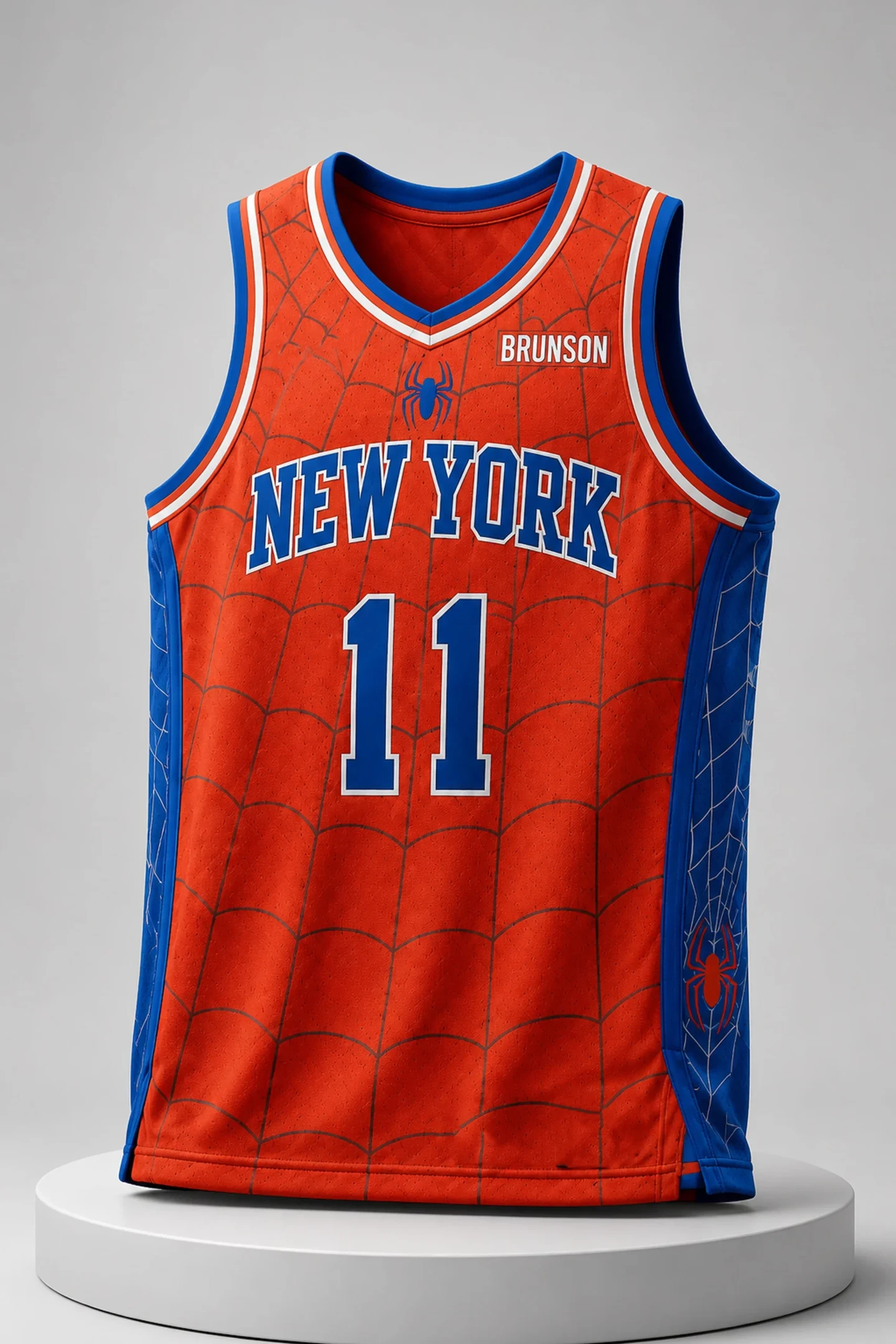 Knicks 2026 Spider-Man Brand New Day Basketball Jersey New York Knicks Merch Gifts For Fans - Kdjoy