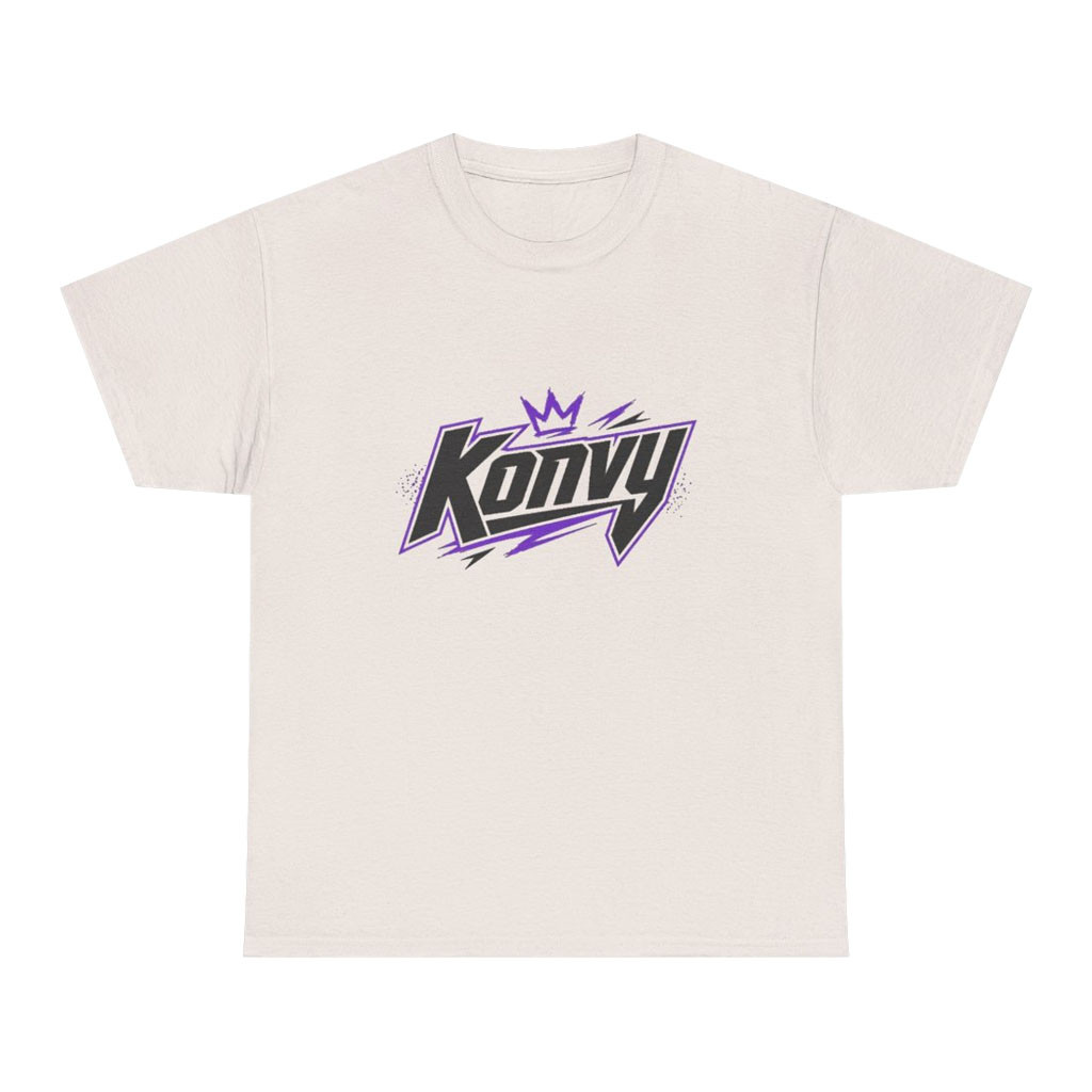 Konvy Merch 2026 Konvy Logo T-Shirt Crown Lightning Design Tee Konvy Streamer Merch Fan Gifts - Kdjoy