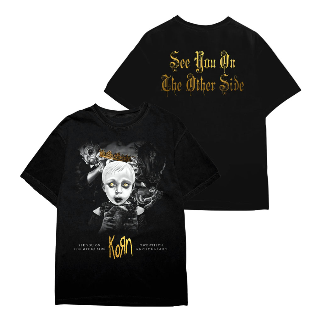Korn Merch 2026 See You On The Other Side 20Th Anniversary T-Shirt Gift For Band Fans - Kdjoy Korn Merch 2026 See You On The Other Side 20Th Anniversary T-Shirt Gift For Band Fans - Kdjoy