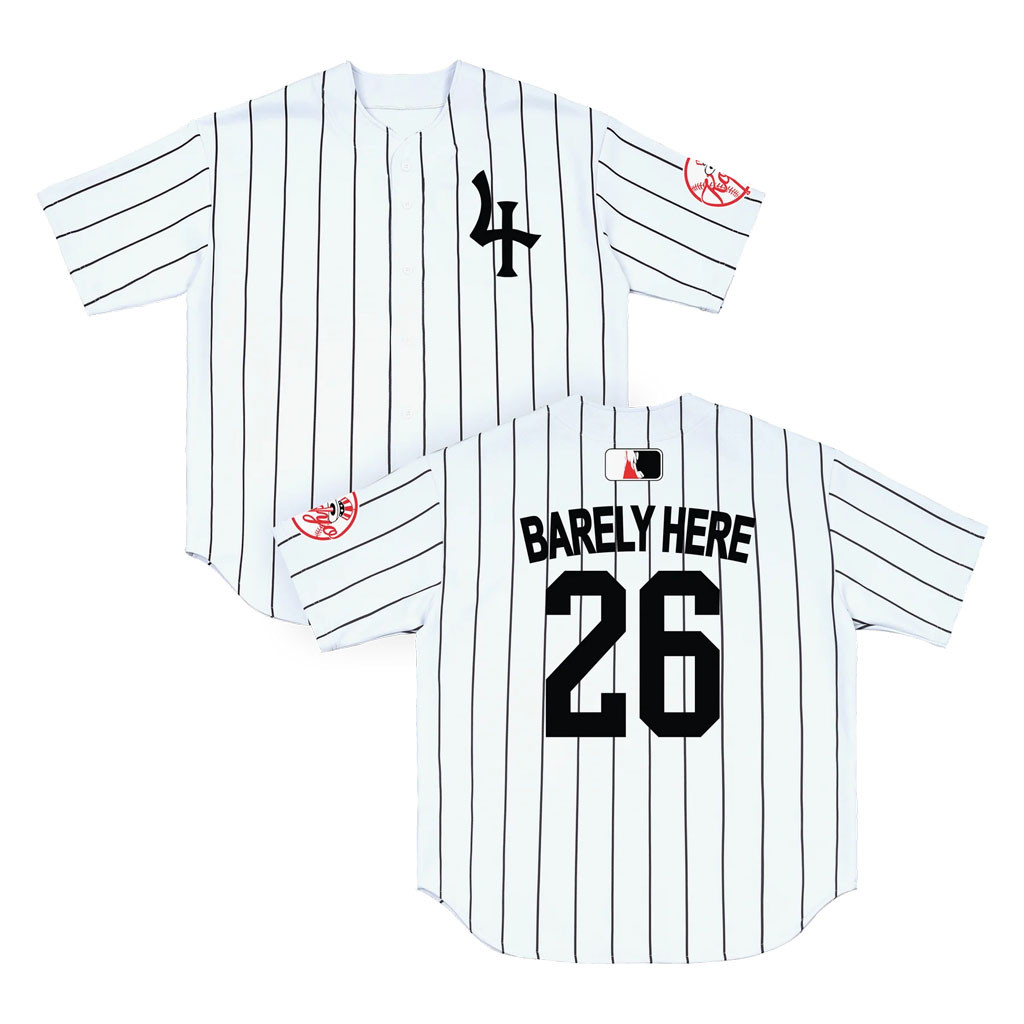 Koyo Merch 2026 Barely Here Baseball Jersey NYY Jersey Unique Gifts For Husband - Kdjoy