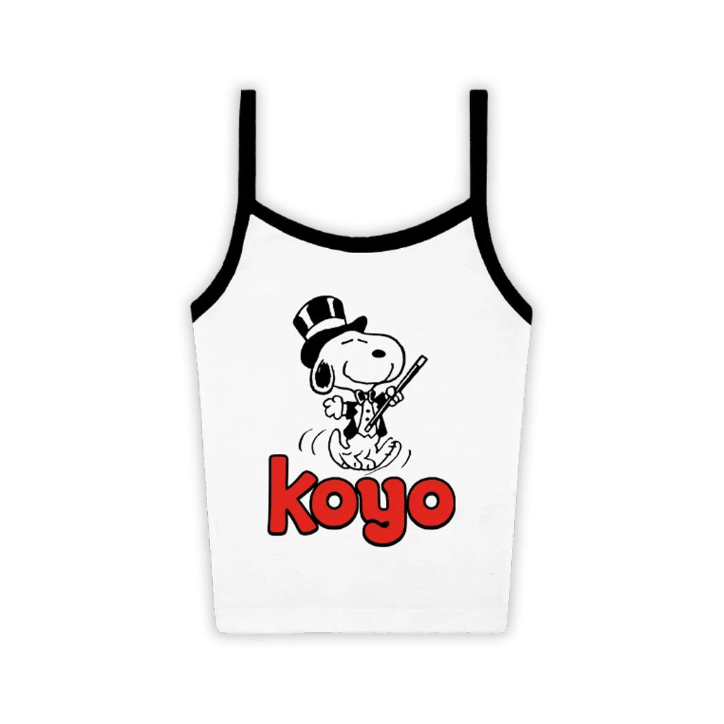 Koyo Merch 2026 Snoopy Tank Top Unique Gift For Girlfriend Birthday - Kdjoy
