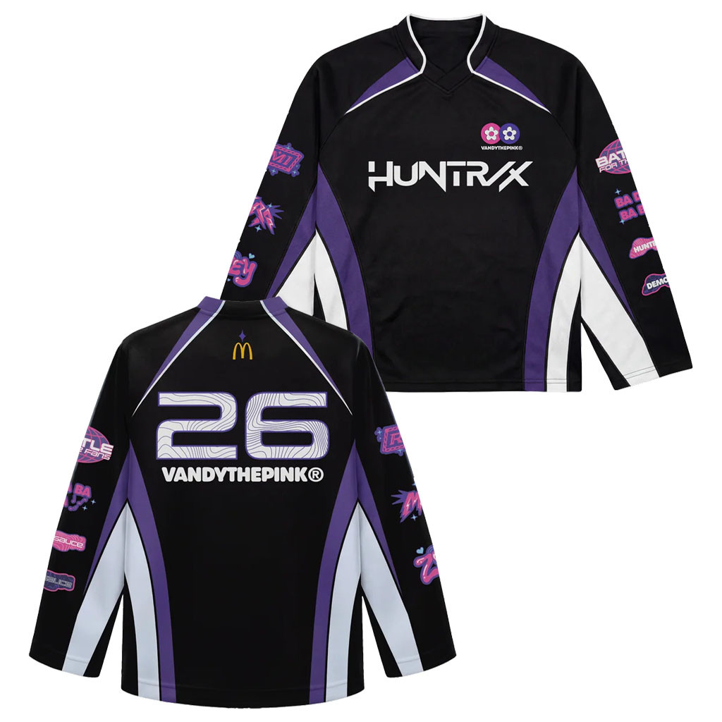 KPop Demon Hunters X McDonald's X VANDYTHEPINK Merch 2026 Huntrx Jersey Kpop Gear Gifts - Kdjoy KPop Demon Hunters X McDonald's X VANDYTHEPINK Merch 2026 Huntrx Jersey Kpop Gear Gifts - Kdjoy
