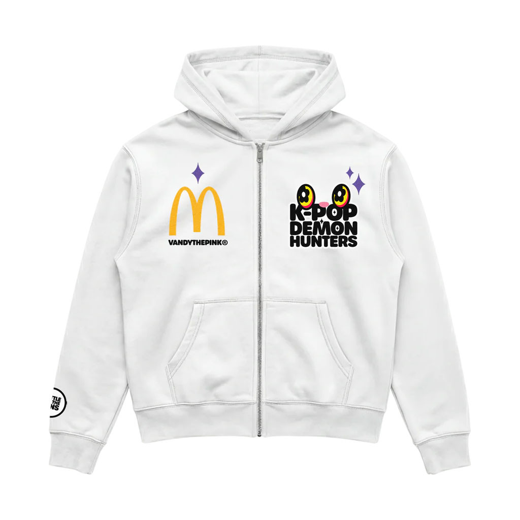 KPop Demon Hunters X McDonald's X VANDYTHEPINK Merch 2026 Logo Zip Hoodie Gift For Fans - Kdjoy