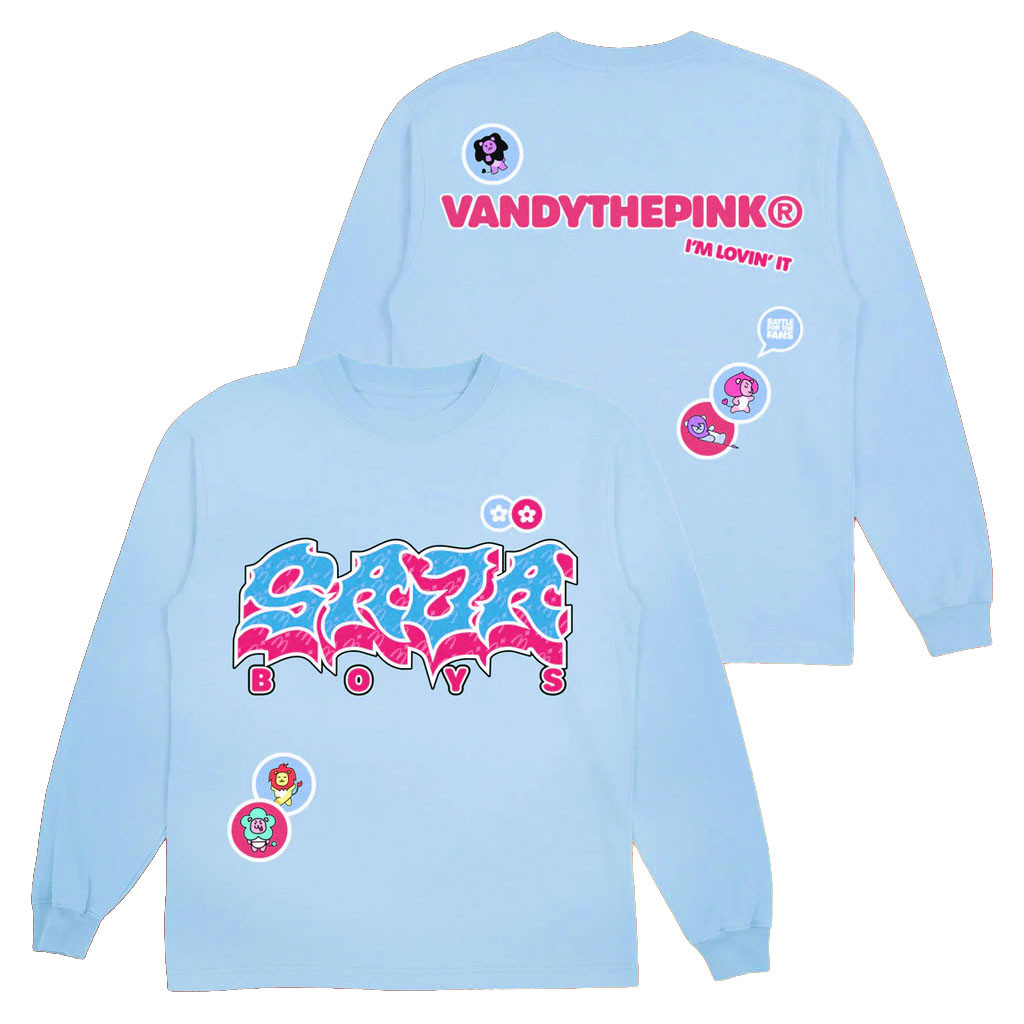 KPop Demon Hunters X McDonald's X VANDYTHEPINK Merch 2026 Saja Boys Long Sleeve Shirt Fan Gear - Kdjoy