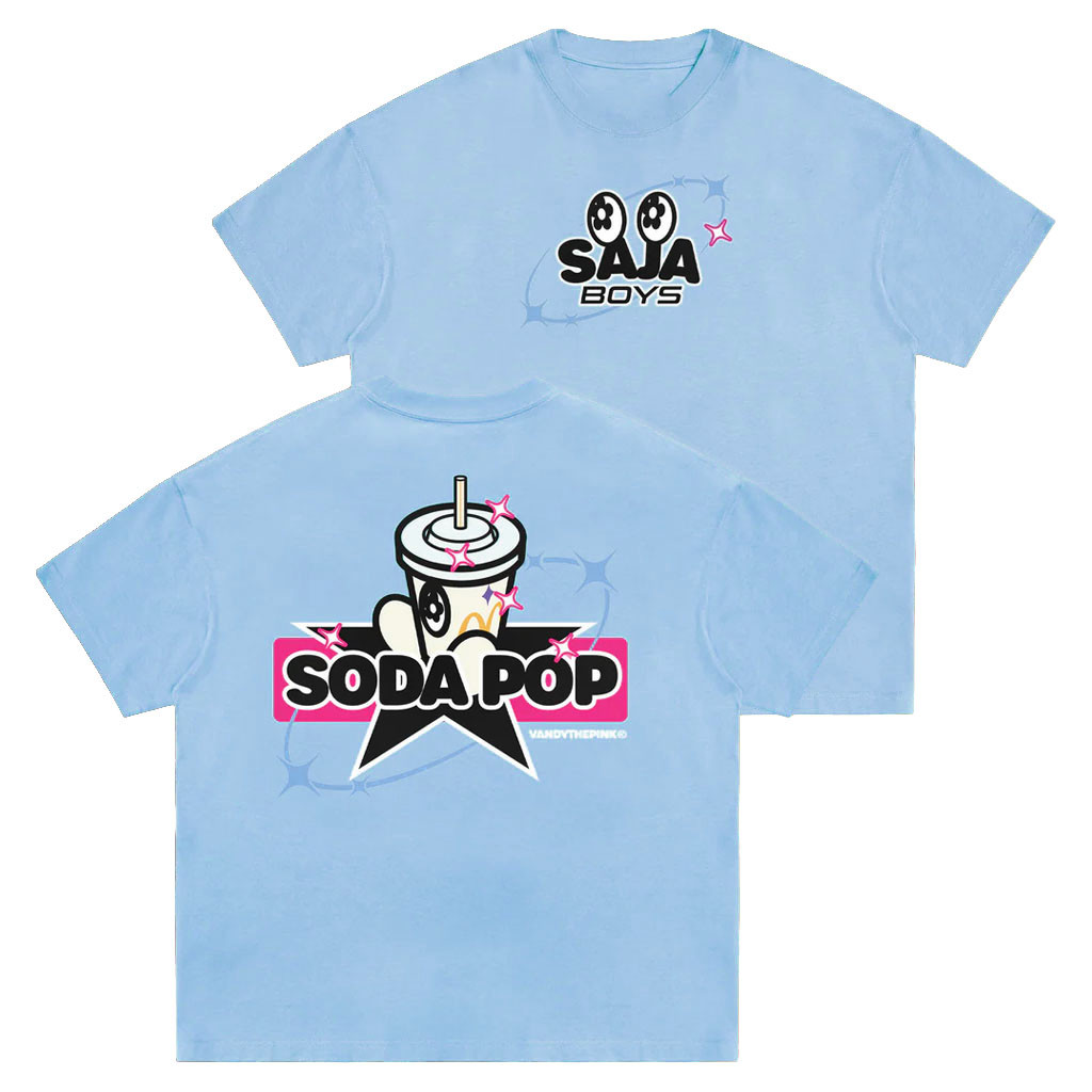 KPop Demon Hunters X McDonald's X VANDYTHEPINK Merch 2026 Saja Boys T-Shirt Soda Pop Shirt - Kdjoy KPop Demon Hunters X McDonald's X VANDYTHEPINK Merch 2026 Saja Boys T-Shirt Soda Pop Shirt - Kdjoy