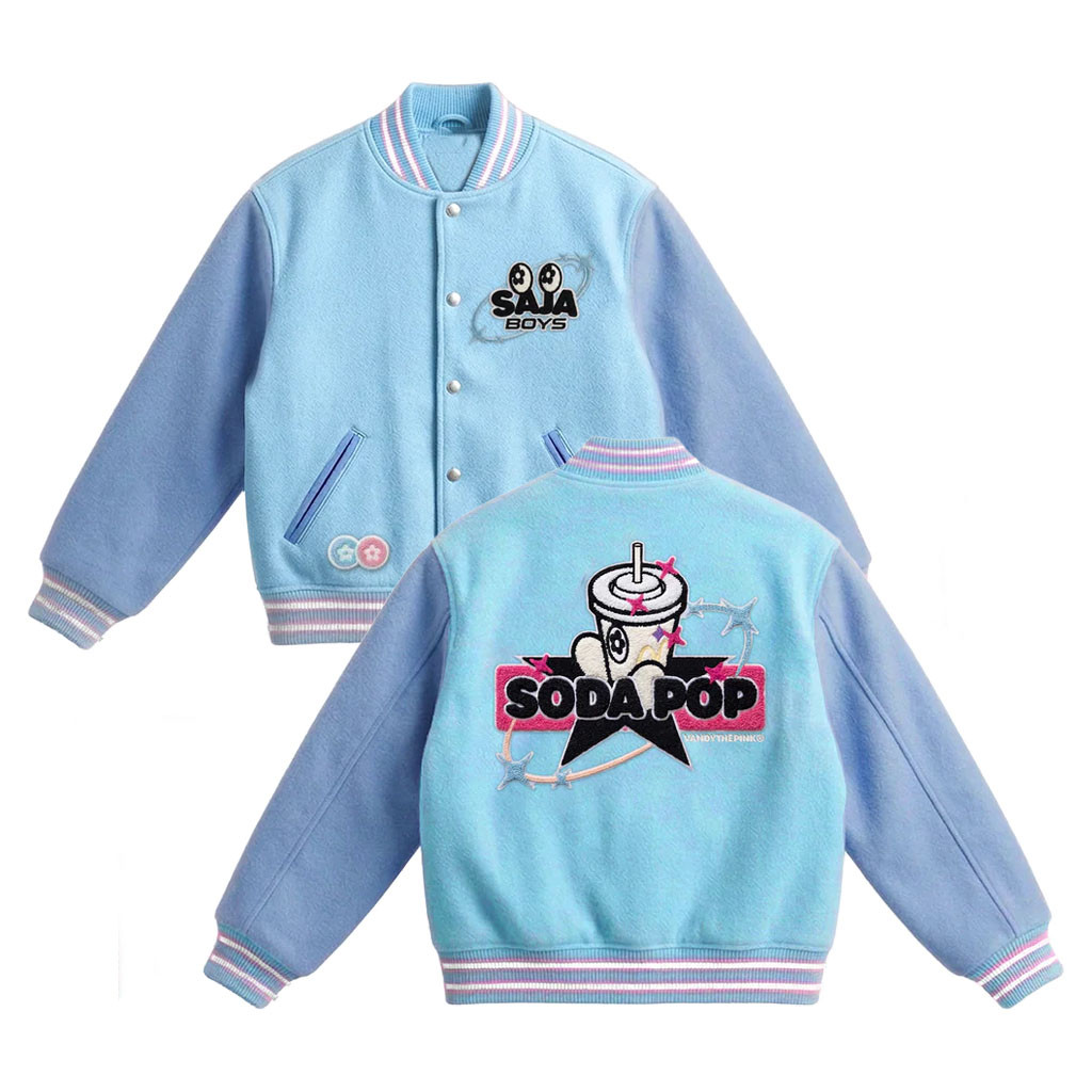 KPop Demon Hunters X McDonald's X VANDYTHEPINK Merch 2026 Saja Boys Varsity Jacket Kpop Gifts - Kdjoy KPop Demon Hunters X McDonald's X VANDYTHEPINK Merch 2026 Saja Boys Varsity Jacket Kpop Gifts - Kdjoy