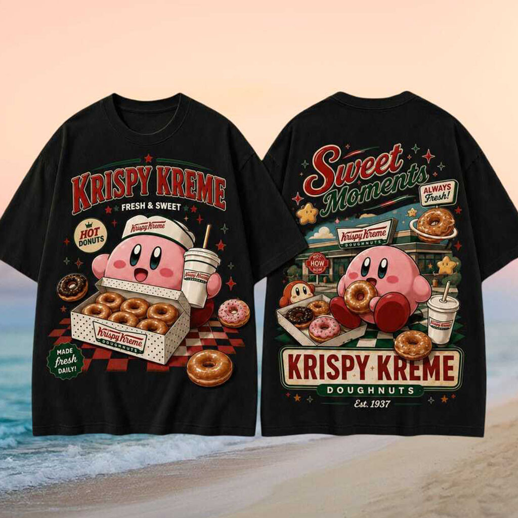 Krispy Kreme Kirby Sweet Moments Doughnut Vintage Shirt Krispy Kreme Merch BFF Gifts - Kdjoy Krispy Kreme Kirby Sweet Moments Doughnut Vintage Shirt Krispy Kreme Merch BFF Gifts - Kdjoy