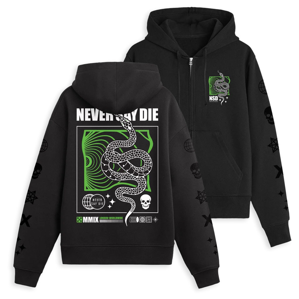 KT8 Merch Never Say Die 2026 Venom Zip Hoodie Never Say Die Records Merch Gift For Brothers - Kdjoy KT8 Merch Never Say Die 2026 Venom Zip Hoodie Never Say Die Records Merch Gift For Brothers - Kdjoy