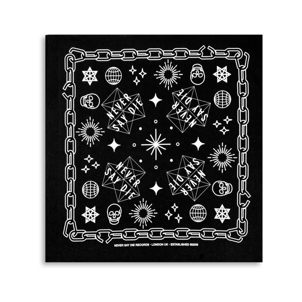 KT8 Merch Never Say Die Bandana 2026 Never Say Die Records Merch Gift For Music Lovers - Kdjoy