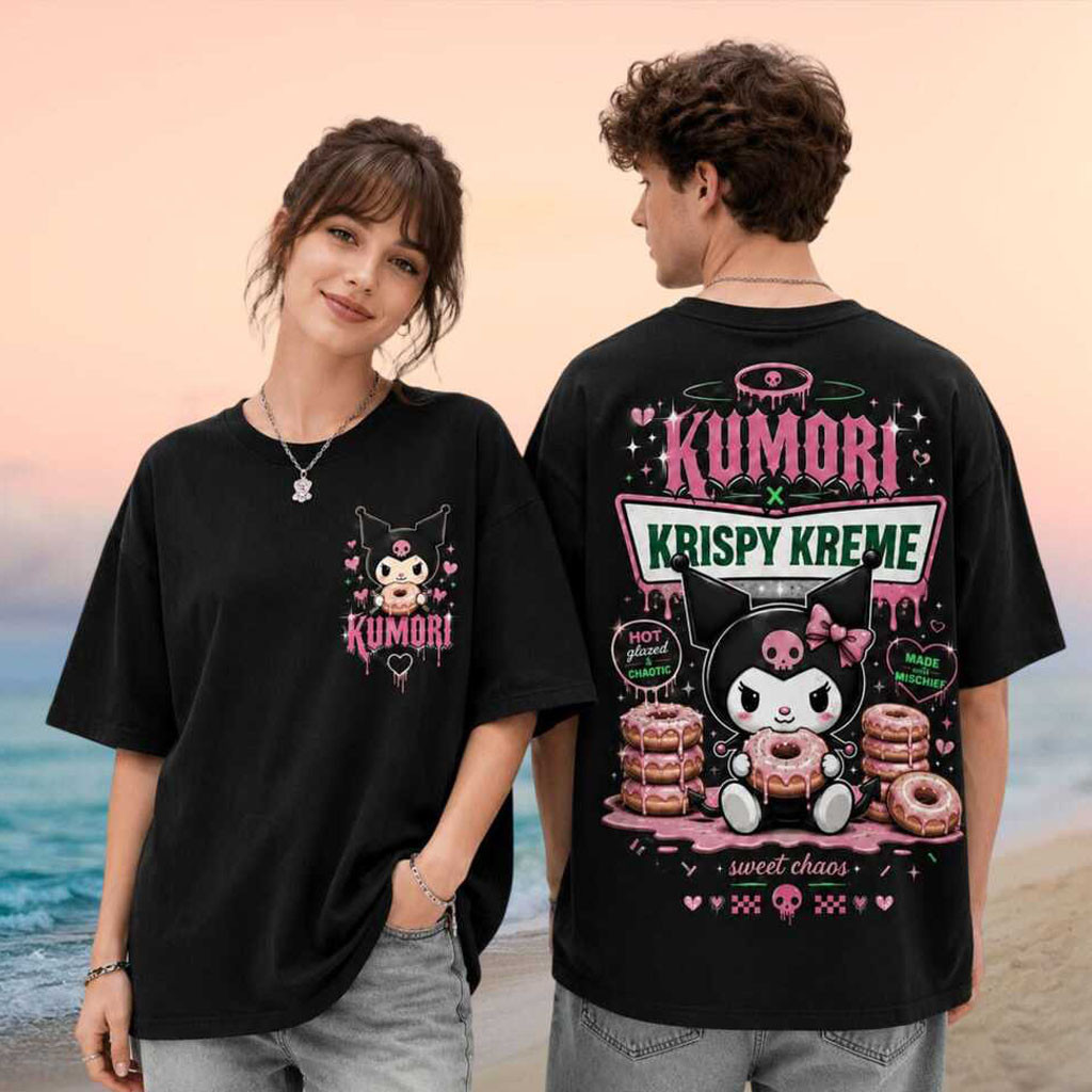 Kuromi Krispy Kreme Donuts Sweet Chaos Shirt Kuromi Merch Birthday Gift For Besties - Kdjoy