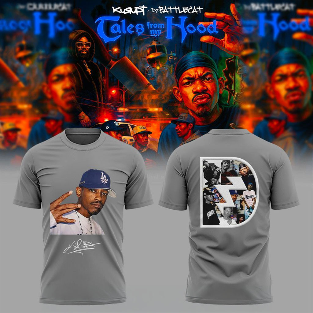 Kurupt x DJ Battlecat's Merch New Album Tales From My Hood Shirt Gifts For Fans - Kdjoy