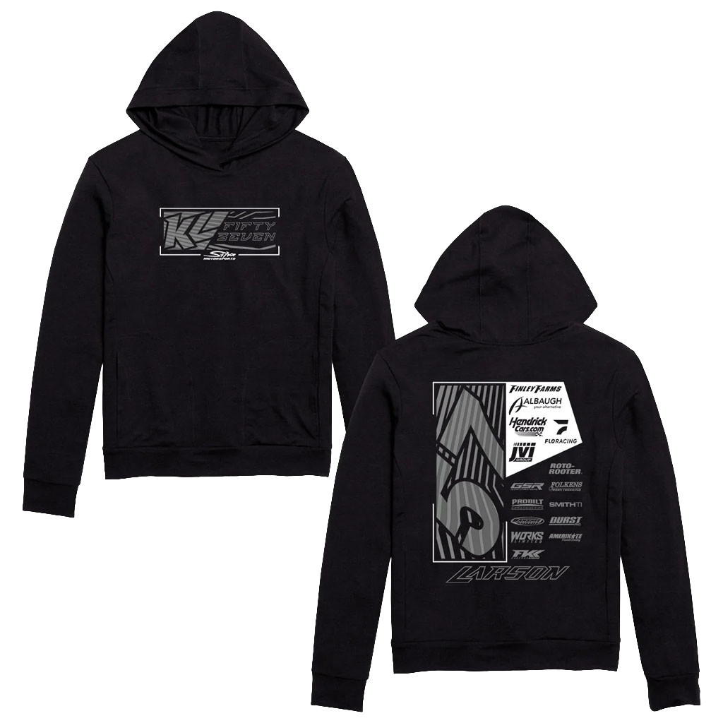 Kyle Larson Merch 2026 57 Larson Hoodie Black Gifts For Him Racing Lovers - Kdjoy