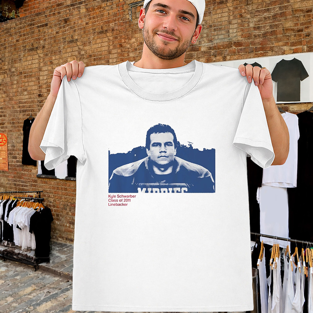 Kyle Schwarber Linebacker Class of 11 Shirt Philly Football Tee Philadelphia Phillies Merch - Kdjoy