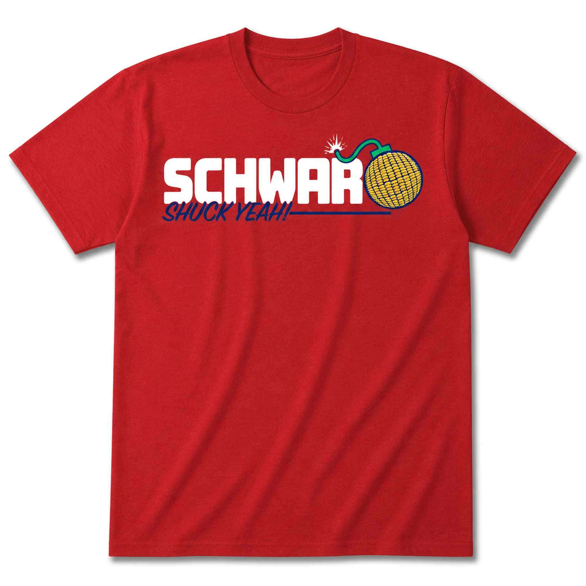 Kyle Schwarber Schwar Shuck Yeah Corn Bomb Shirt Philadelphia Phillies Merch Fans Gifts - Kdjoy