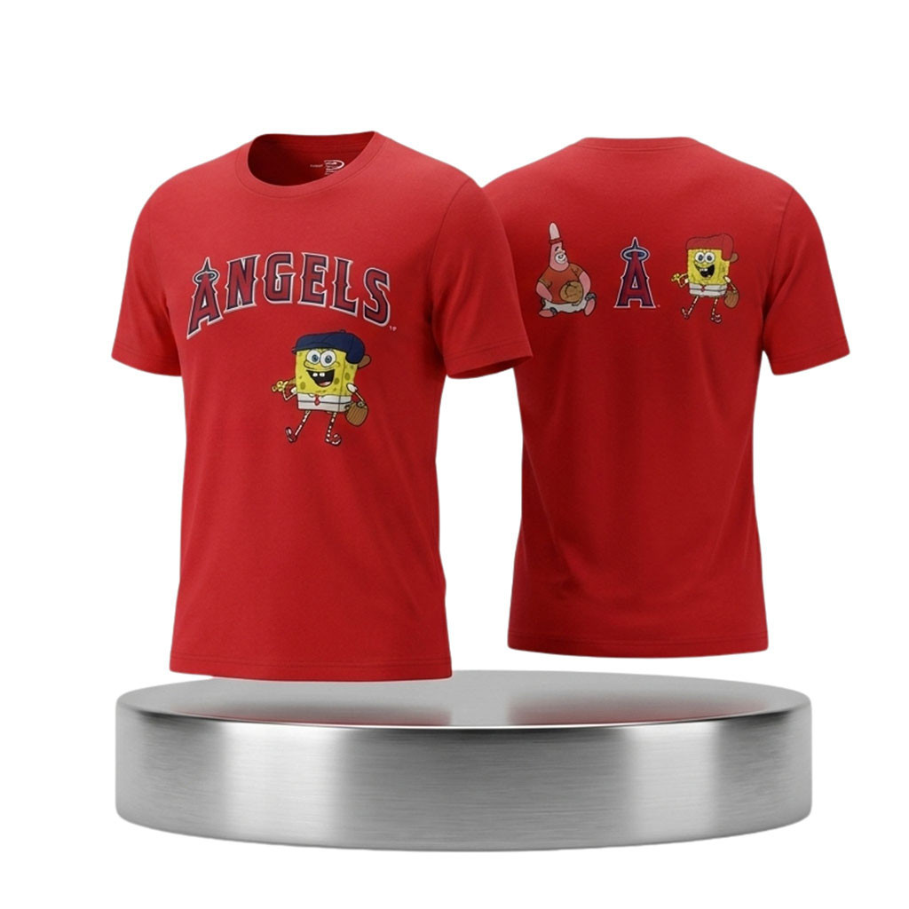 LA Angels SpongeBob Night 2026 T-Shirt Los Angeles Angels Merch Best Gift For Baseball Lovers - Kdjoy LA Angels SpongeBob Night 2026 T-Shirt Los Angeles Angels Merch Best Gift For Baseball Lovers - Kdjoy