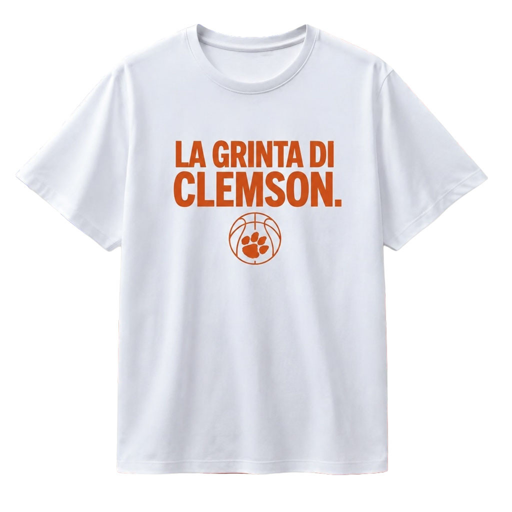 La Grinta Di Clemson Tigers Basketball T-Shirt Clemson Tigers Merch Gift For Fans - Kdjoy