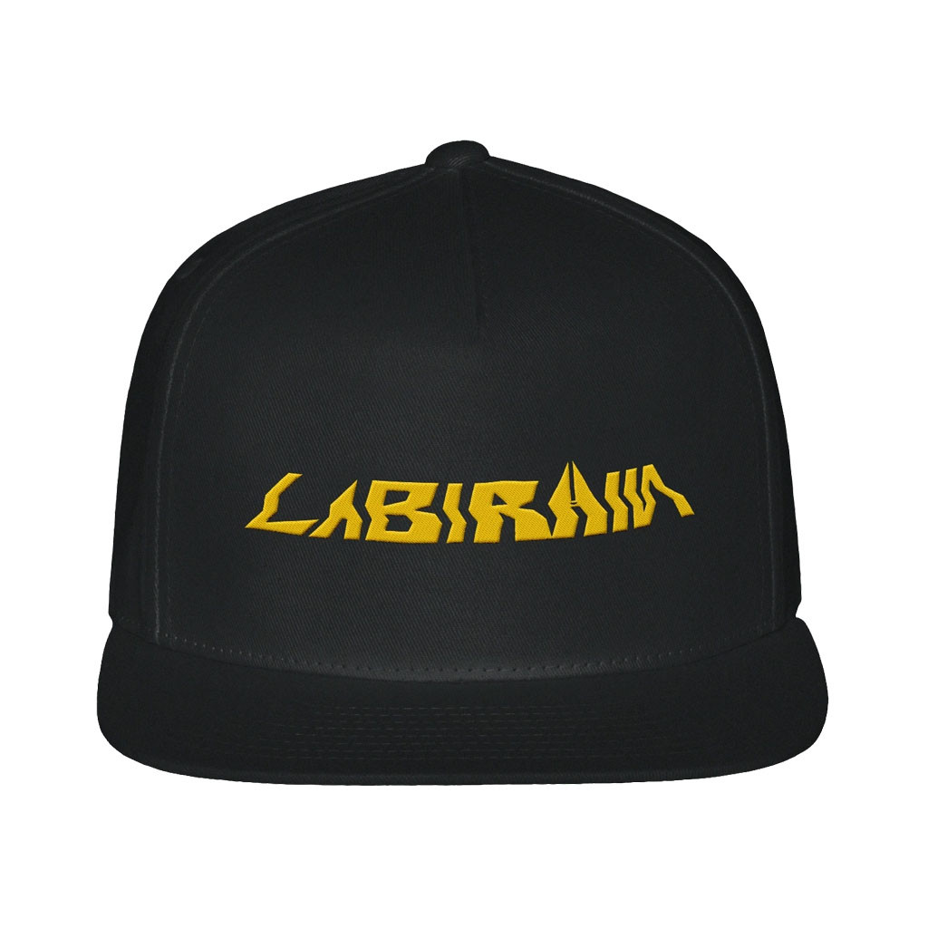 Labirhin Merch 2026 Golden Labi Big Golden Labirhin Logo Snapback Hat Gift For Brothers - Kdjoy Labirhin Merch 2026 Golden Labi Big Golden Labirhin Logo Snapback Hat Gift For Brothers - Kdjoy
