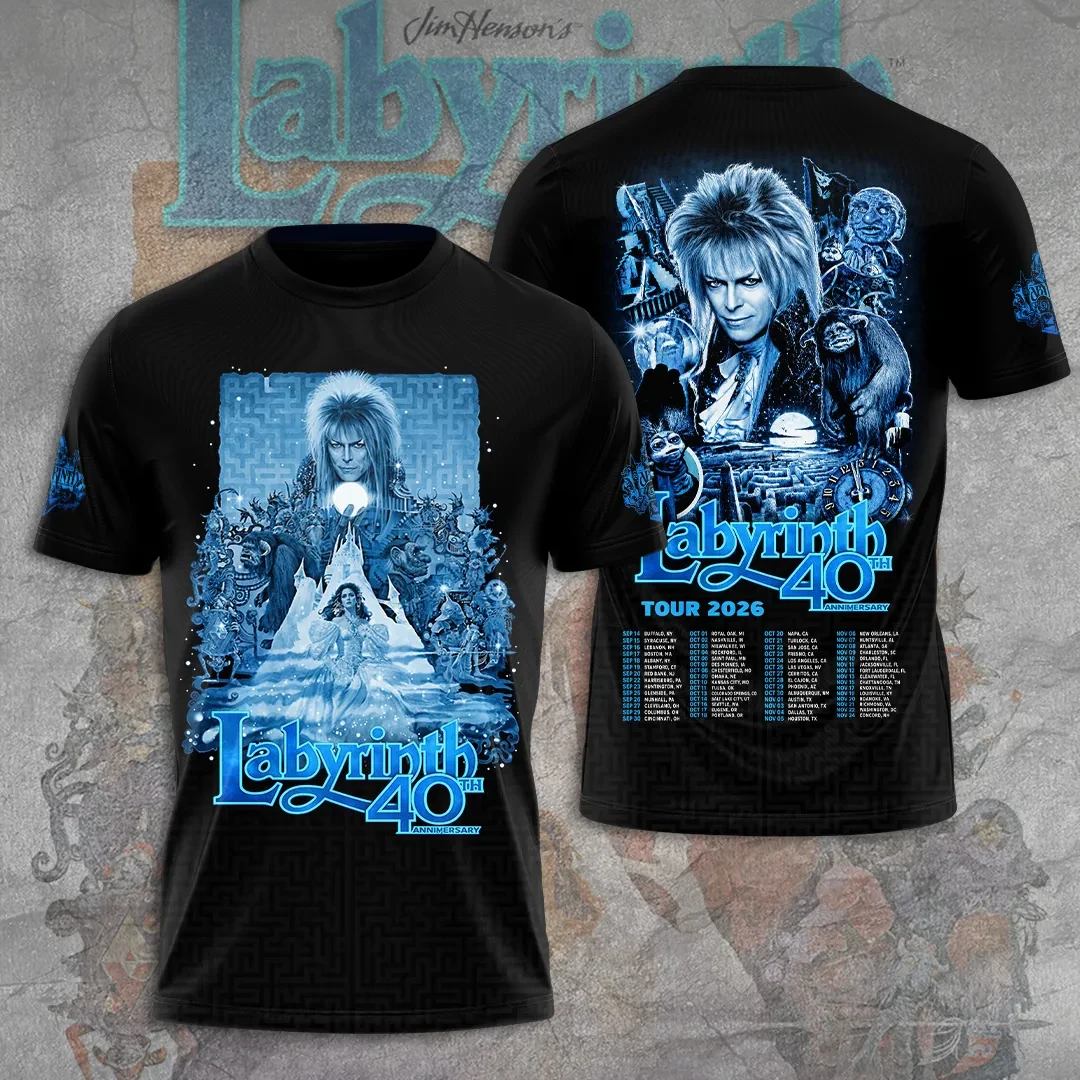 Labyrinth 40th Anniversary T-Shirt Labyrinth Tour 2026 Merch Gift Ideas For Friends - Kdjoy