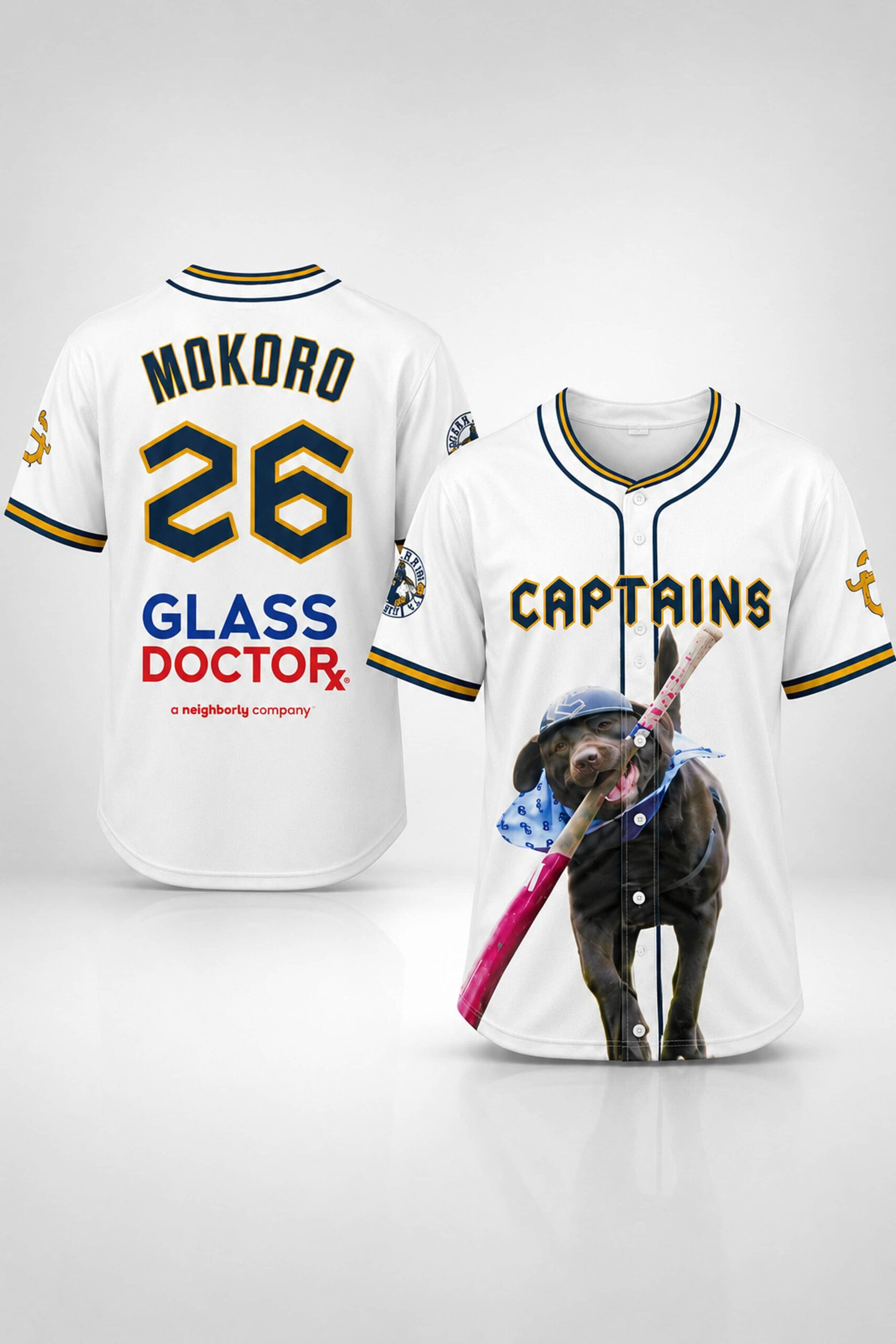 Lake County Captains Mokoro Jersey 2026 LC Captains Merch Gifts For Baseball Fans - Kdjoy