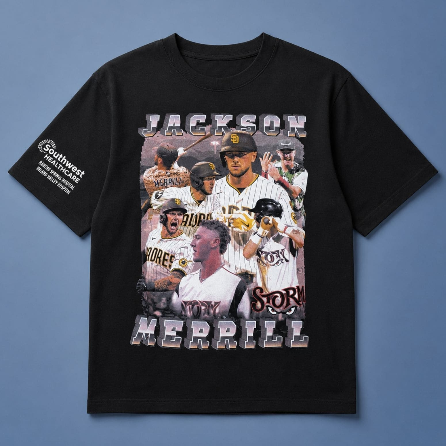 Lake Elsinore Storm Jackson Merrill Graphic T-Shirt San Diego Padres Merch Gifts For Fans - Kdjoy