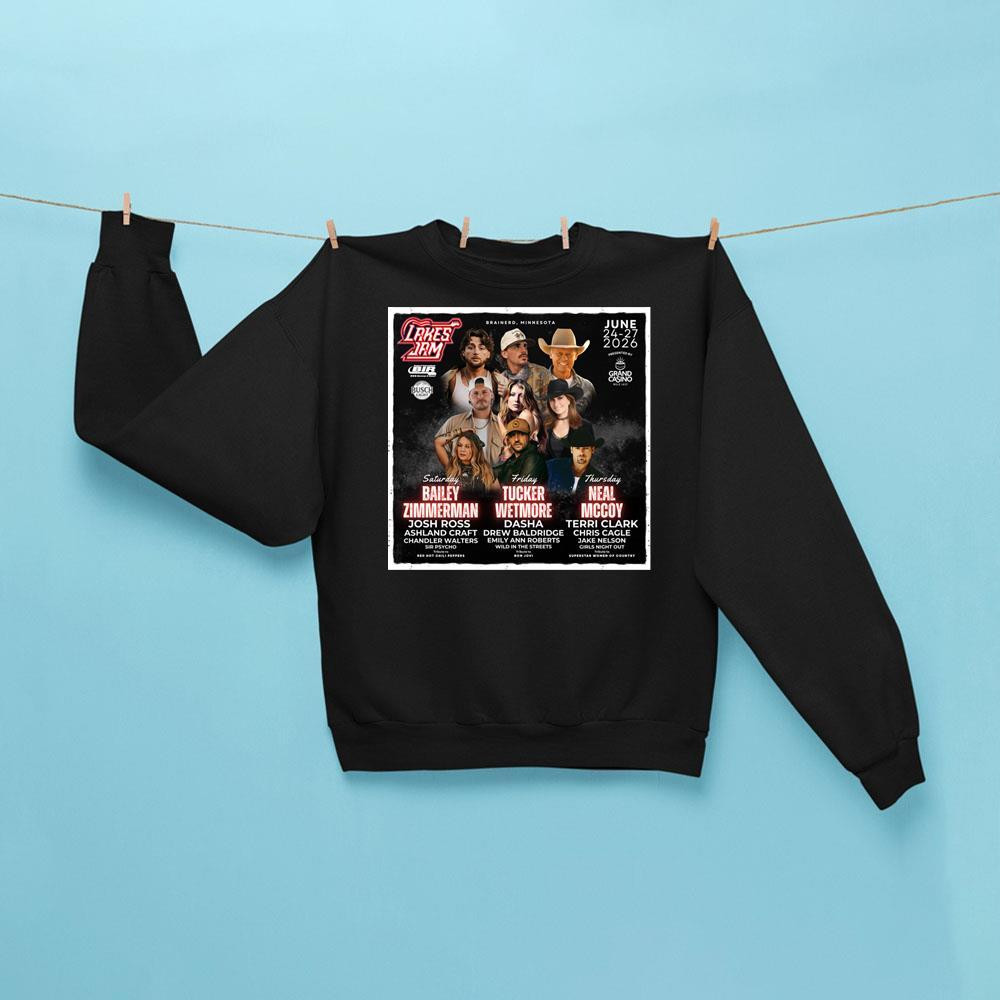 Lakes Jam 2026 Music Festival Sweatshirt Lakes Jam Merch Gifts For Music Enthusiasts
