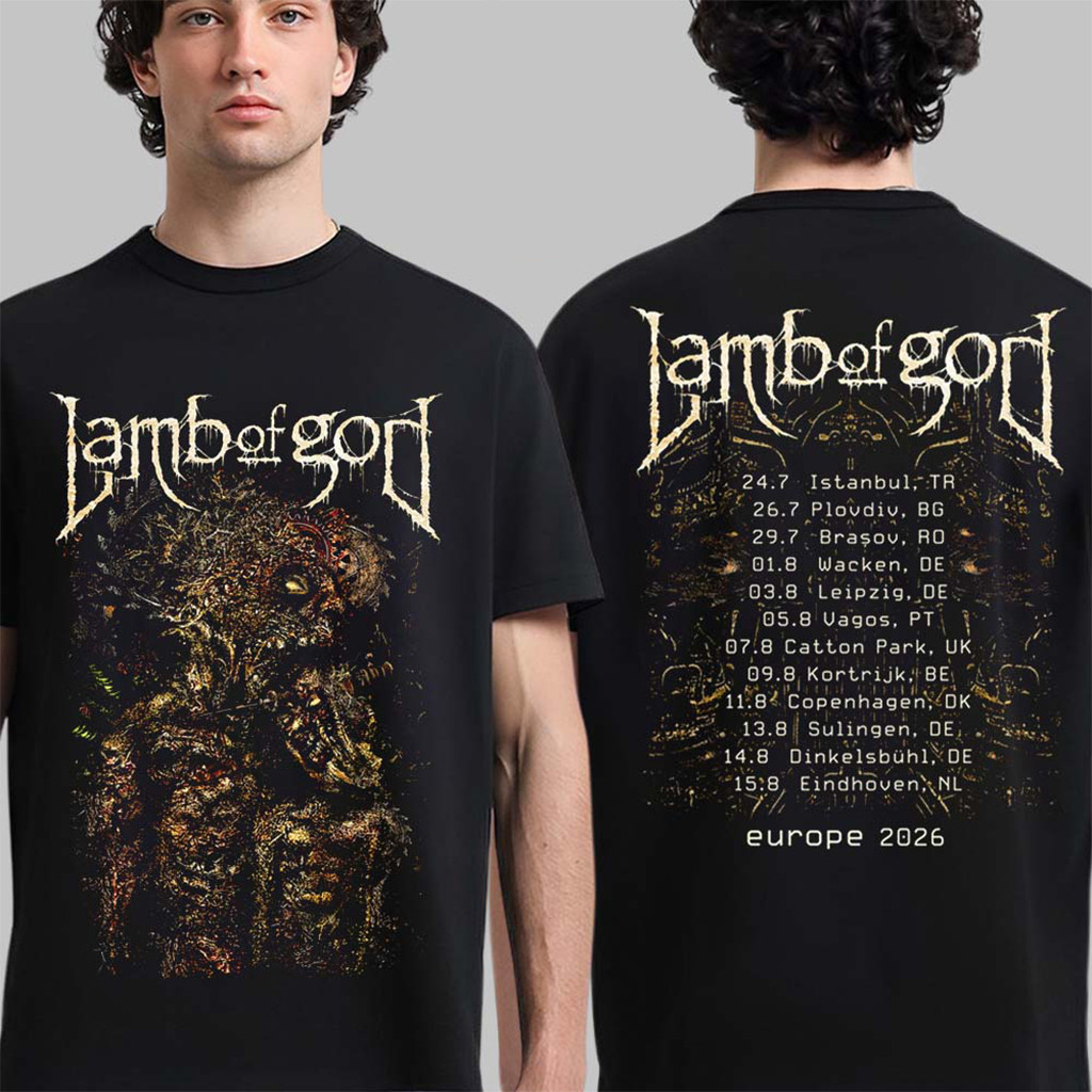 Lamb Of God Razor Roots EU Tour 2026 T-Shirt Lamb Of God Merch Gifts For Brother