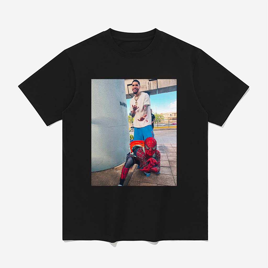 LaMelo Ball Spider-Man Shirt LaMelo Ball Merch Gift Ideas For Fans - Kdjoy