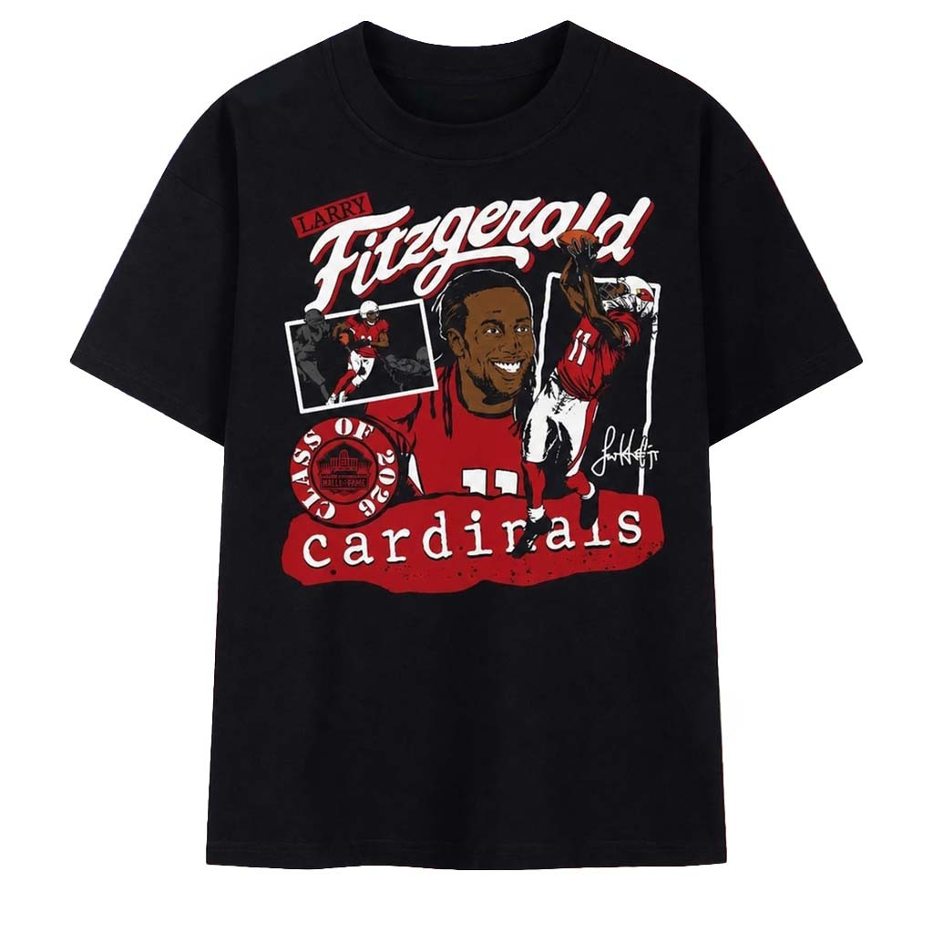 Larry Fitzgerald Cardinals Class of 2026 Homage Shirt Arizona Cardinals Merch Football Fan Gift - Kdjoy