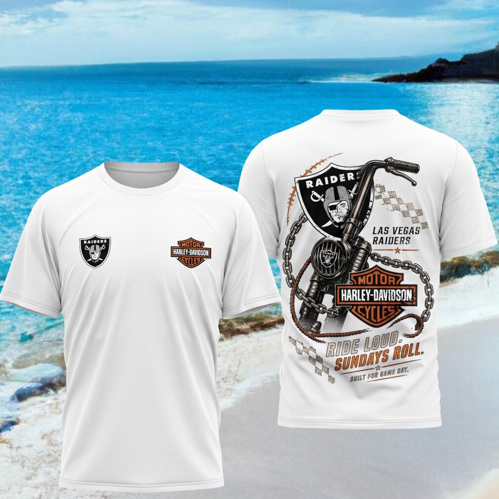 Las Vegas Raiders Motorcycle Ride Loud Sundays Roll Shirt LV Raiders Merch Football Fan Gifts - Kdjoy Las Vegas Raiders Motorcycle Ride Loud Sundays Roll Shirt LV Raiders Merch Football Fan Gifts - Kdjoy