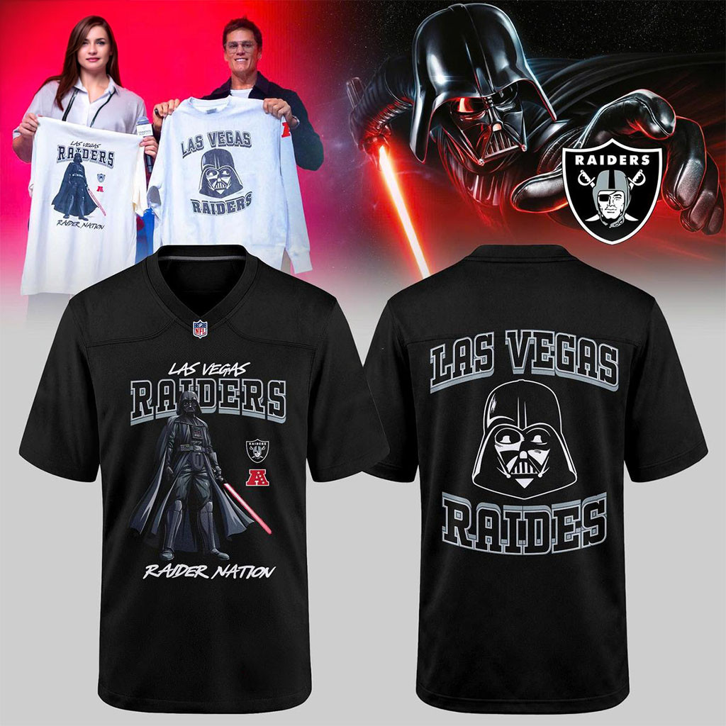 Las Vegas Raiders X Darth Vader 2026 Football Jersey LV Raiders Merch Gift For Football Fans - Kdjoy