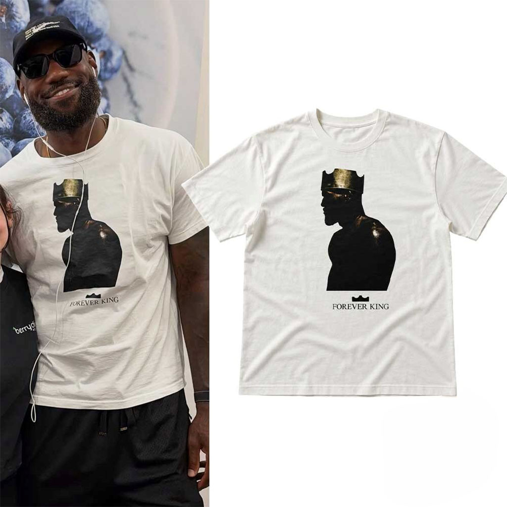 LeBron James Forever King Gold Crown Shirt LeBron James Philadelphia 76ers Merch Fan Gifts - Kdjoy LeBron James Forever King Gold Crown Shirt LeBron James Philadelphia 76ers Merch Fan Gifts - Kdjoy