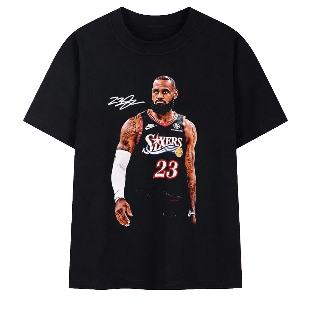 Lebron James Philadelphia 76ers The Final Act Shirt Lebron James Merch Basketball Fan Gifts - Kdjoy Lebron James Philadelphia 76ers The Final Act Shirt Lebron James Merch Basketball Fan Gifts - Kdjoy