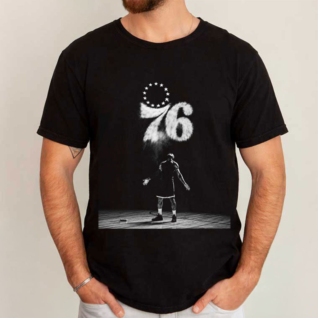 LeBron James Philadelphia 76ers The Last Chalk Toss T-Shirt Black LeBron James Merch Fan Gifts - Kdjoy LeBron James Philadelphia 76ers The Last Chalk Toss T-Shirt Black LeBron James Merch Fan Gifts - Kdjoy