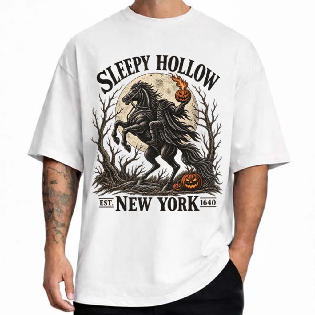 Legend Of Sleepy Hollow Headless Horseman T-Shirt Halloween Apparel Bookish Gifts - Kdjoy Legend Of Sleepy Hollow Headless Horseman T-Shirt Halloween Apparel Bookish Gifts - Kdjoy