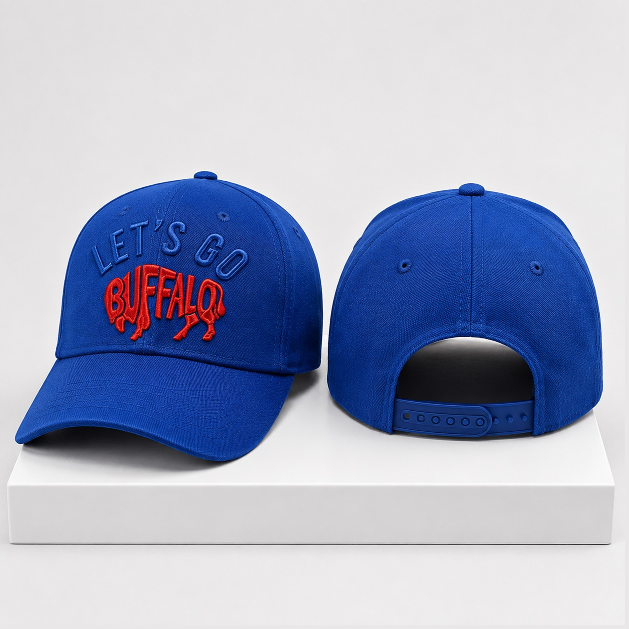 Let's Go Buffalo 2026 Hat Embroidered Buffalo Bills Merch Gift For Football Fans - Kdjoy