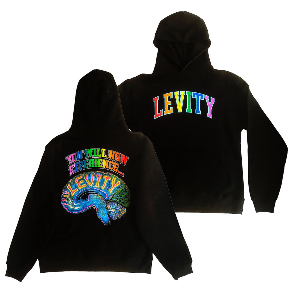 Levity Merch 2026 Brain Hoodie Black You Will Now Experience Hoodie Gift For Music Fans - Kdjoy Levity Merch 2026 Brain Hoodie Black You Will Now Experience Hoodie Gift For Music Fans - Kdjoy