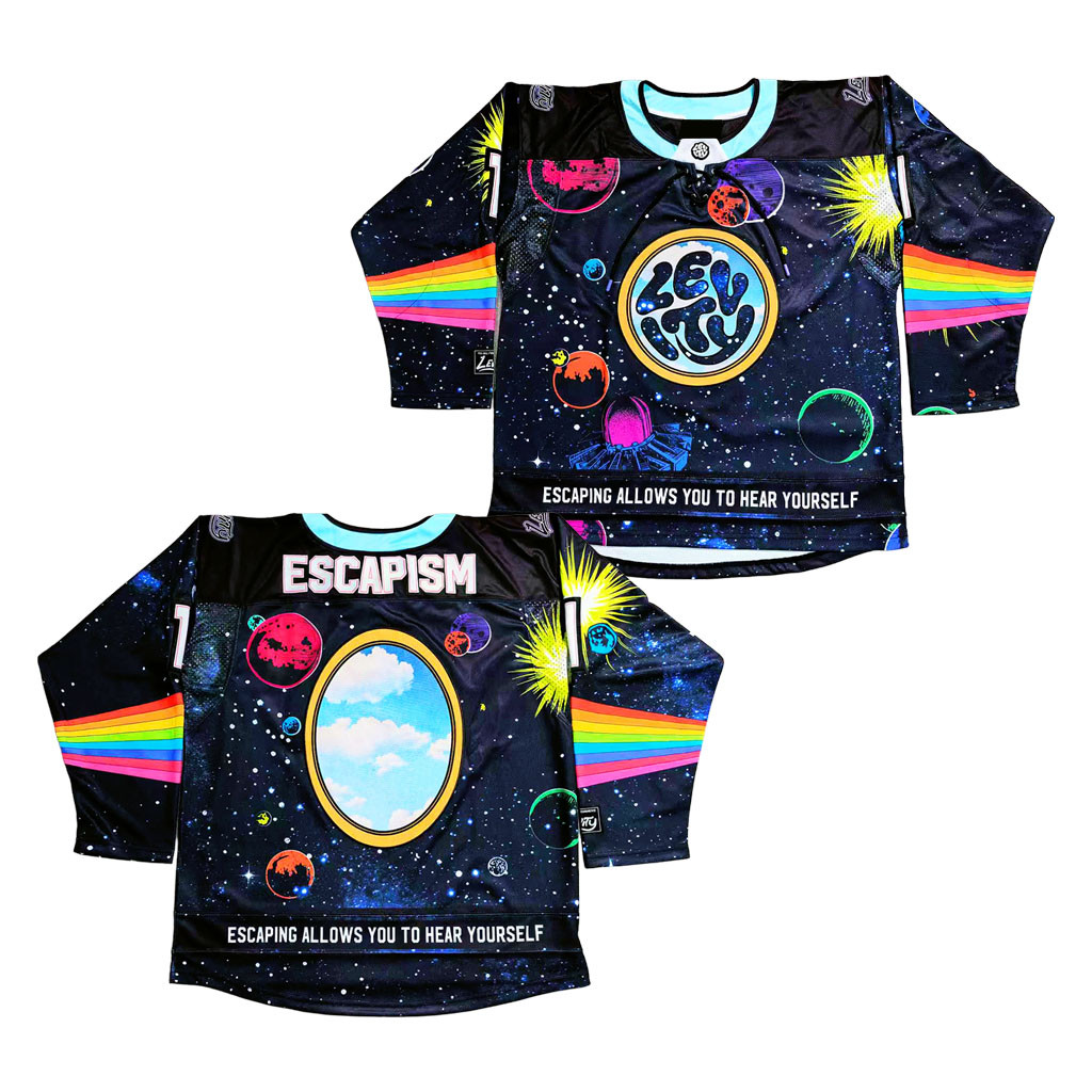 Levity Merch 2026 Escapism Hockey Jersey Music Lover Gift Ideas For Him - Kdjoy