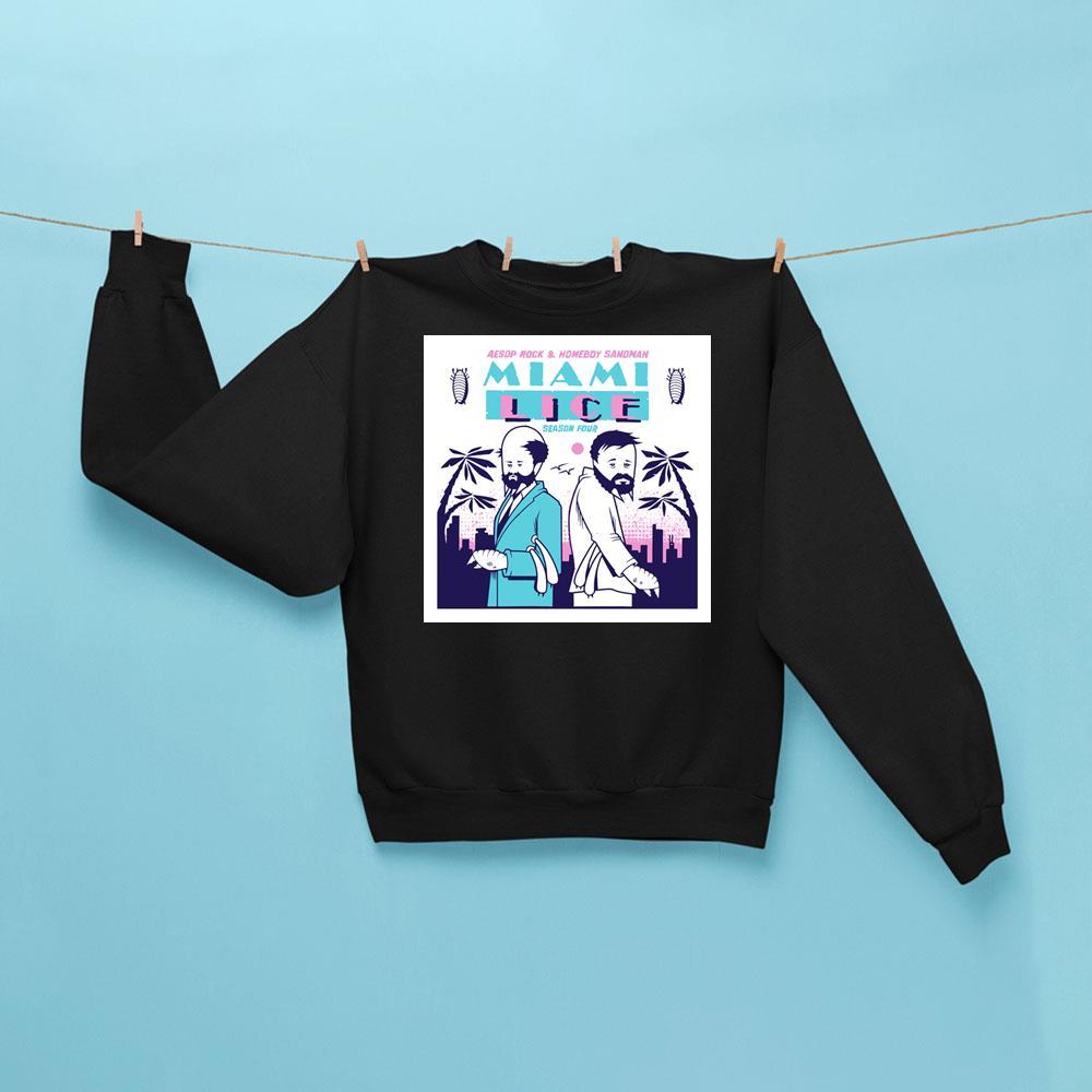 Lice Miami Lice Season Four Sweatshirt Lice Merch Music Lover Gift Ideas For Him - Kdjoy Lice Miami Lice Season Four Sweatshirt Lice Merch Music Lover Gift Ideas For Him - Kdjoy