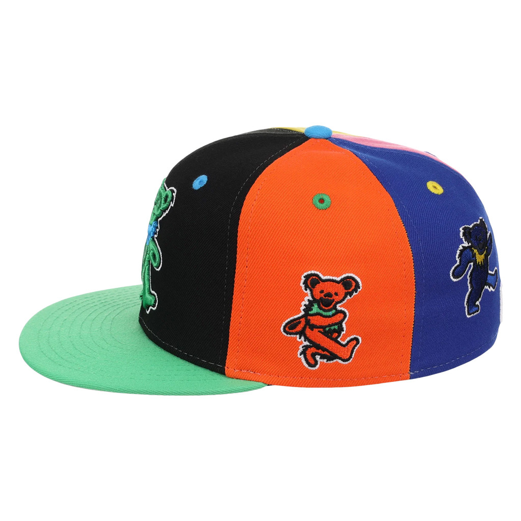 Lids Hat Drop Grateful Dead Collection Merch 2026 Pinwheel Bears Snapback Hat Embroidered - Kdjoy