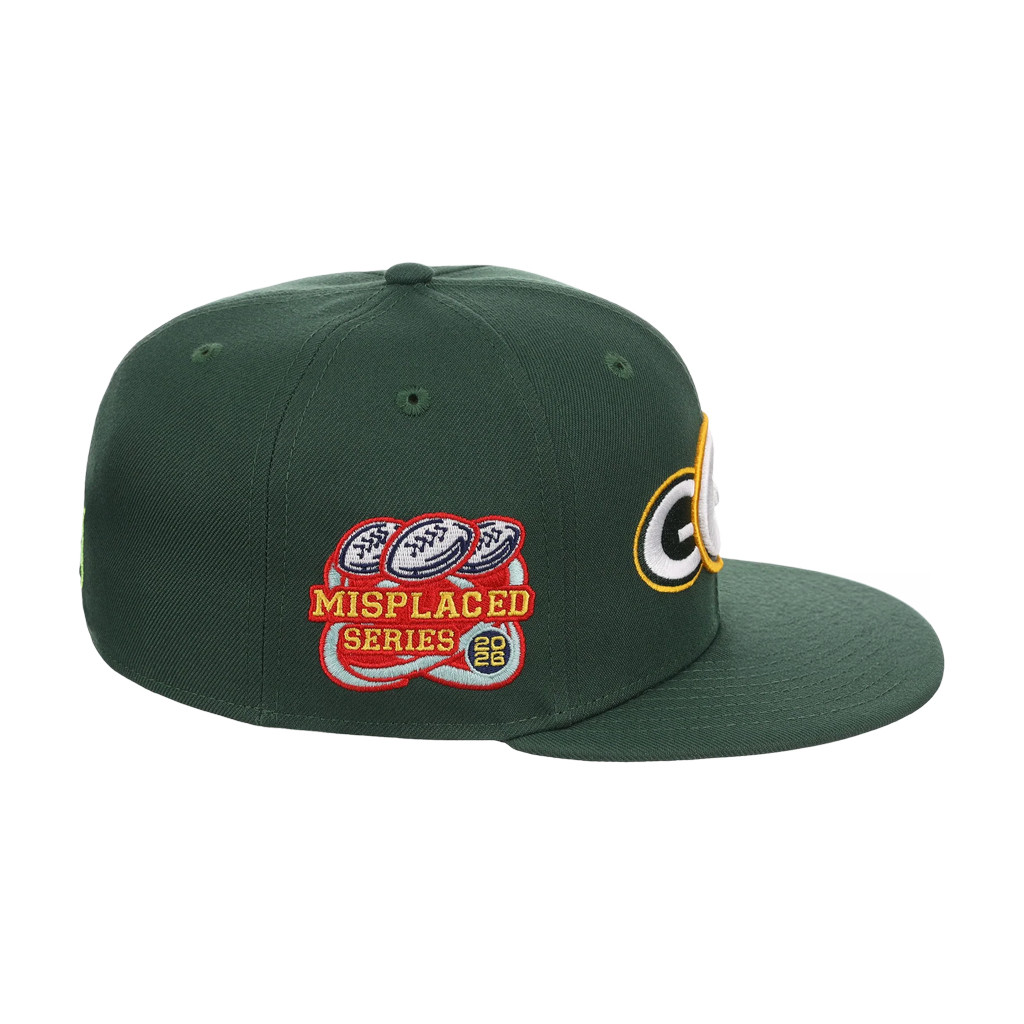 Lids Hat Drop Merch Green Bay Packers John Geiger x Misplaced Series Snapback Hat Embroidered - Kdjoy Lids Hat Drop Merch Green Bay Packers John Geiger x Misplaced Series Snapback Hat Embroidered - Kdjoy