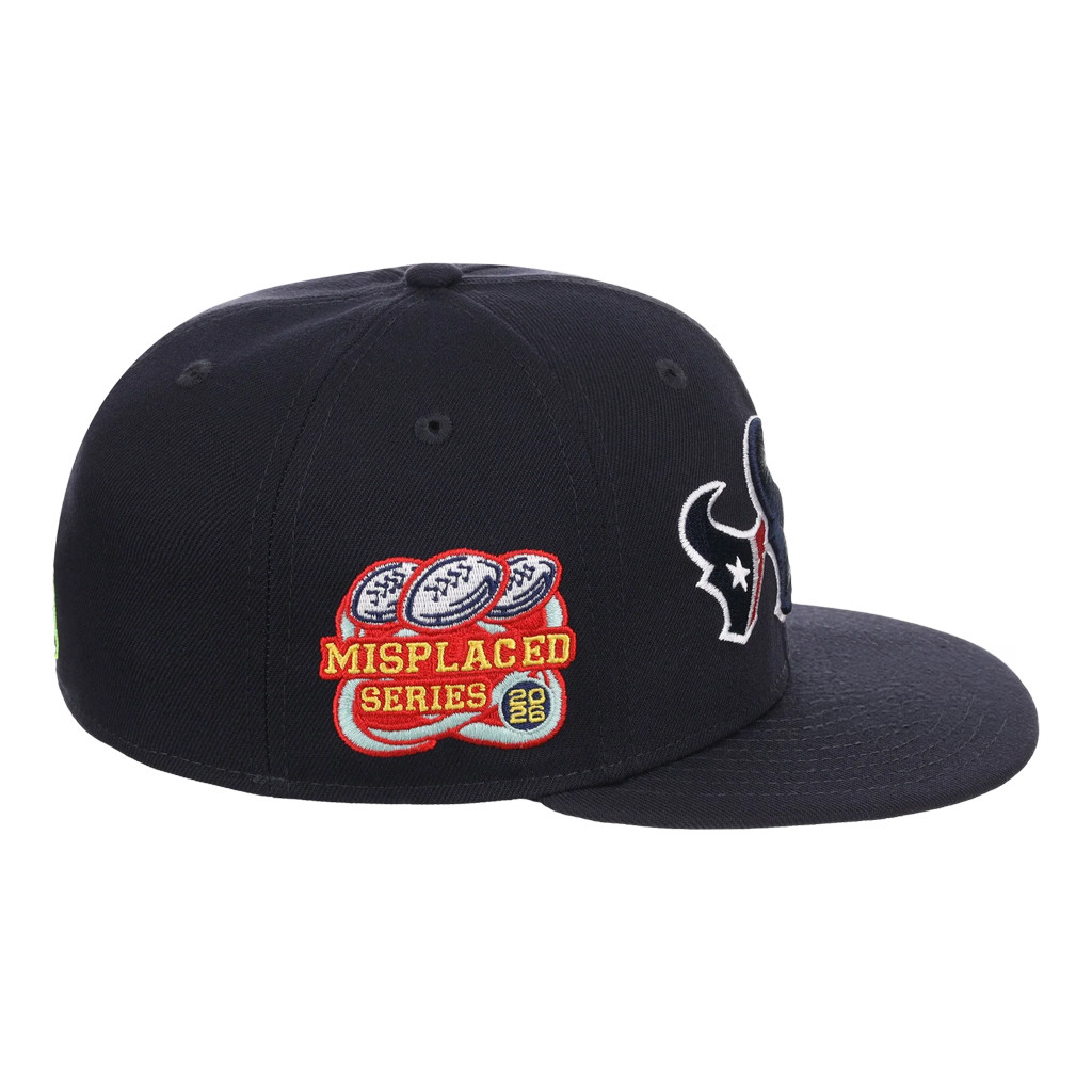 Lids Hat Drop Merch Houston Texans John Geiger x Misplaced Series Snapback Hat Embroidered - Kdjoy Lids Hat Drop Merch Houston Texans John Geiger x Misplaced Series Snapback Hat Embroidered - Kdjoy