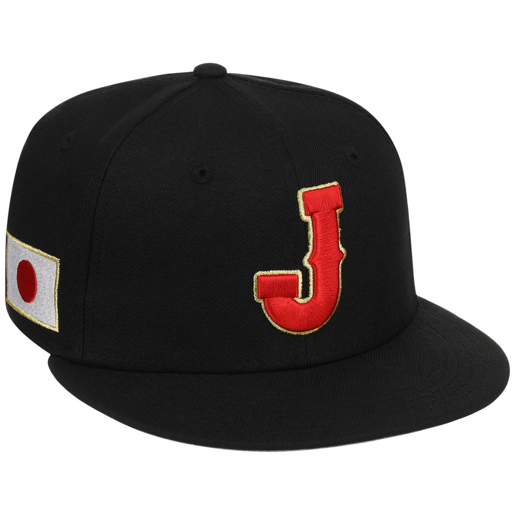 Lids Hat Drop Merch Japan World Baseball Classic Touch of Gold Snapback Hat Embroidered - Kdjoy Lids Hat Drop Merch Japan World Baseball Classic Touch of Gold Snapback Hat Embroidered - Kdjoy