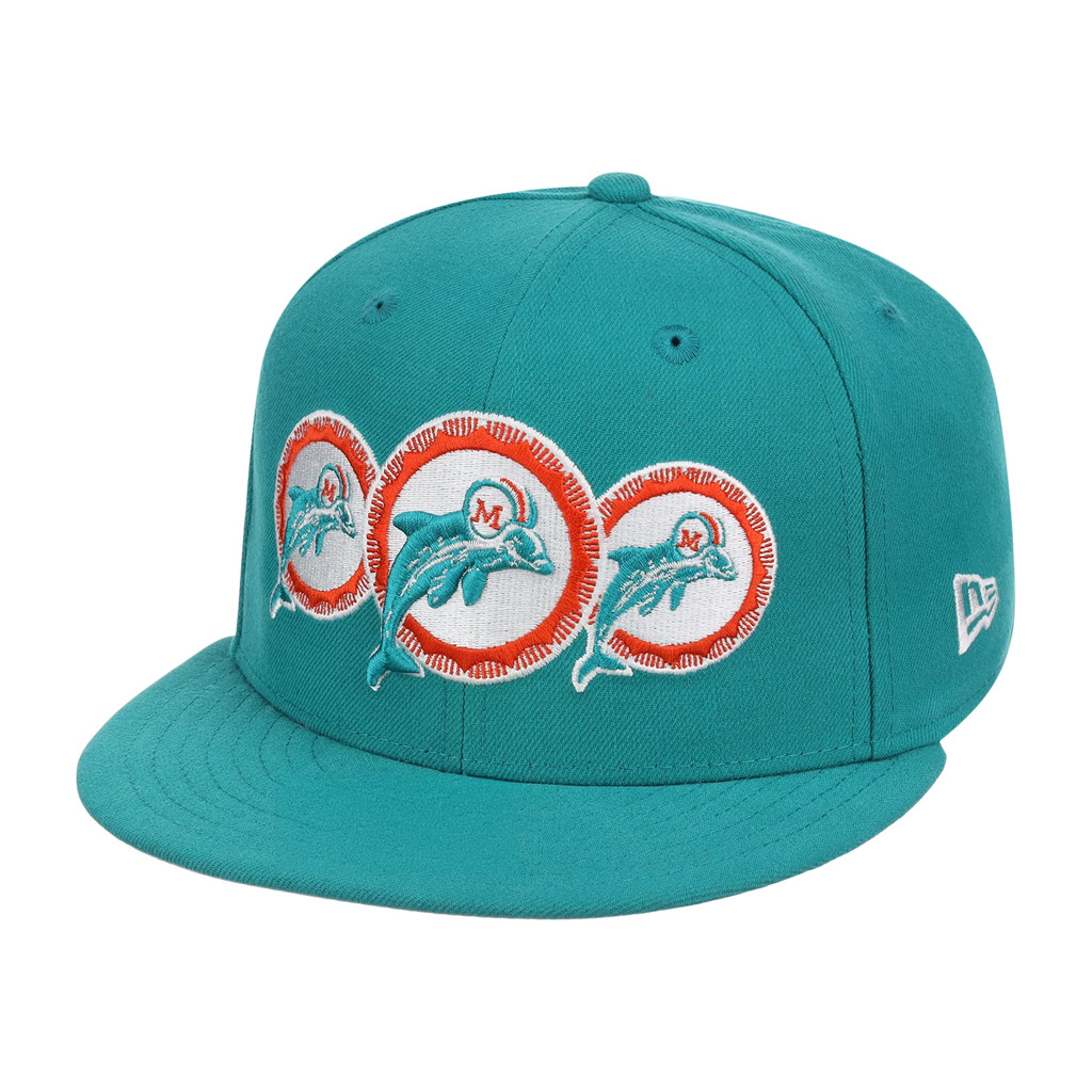 Lids Hat Drop Merch Miami Dolphins John Geiger x Misplaced Series Snapback Hat Embroidered - Kdjoy