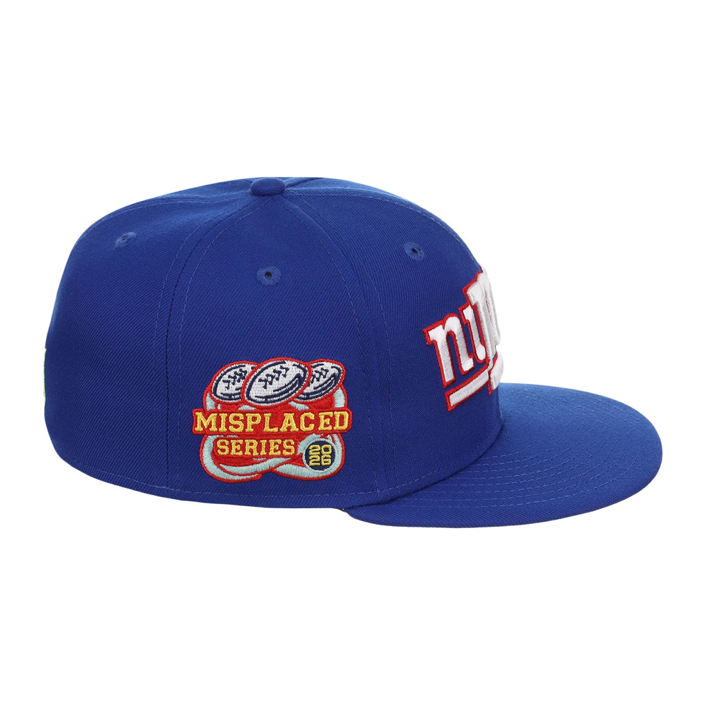 Lids Hat Drop Merch New York Giants John Geiger x Misplaced Series Snapback Hat Embroidered - Kdjoy