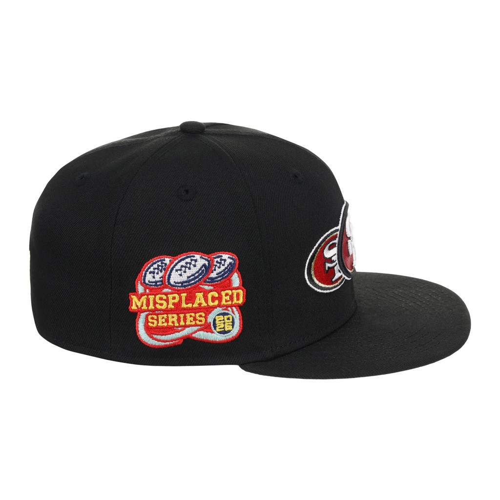 Lids Hat Drop Merch San Francisco 49ers John Geiger x Misplaced Series Snapback Hat Embroidered - Kdjoy