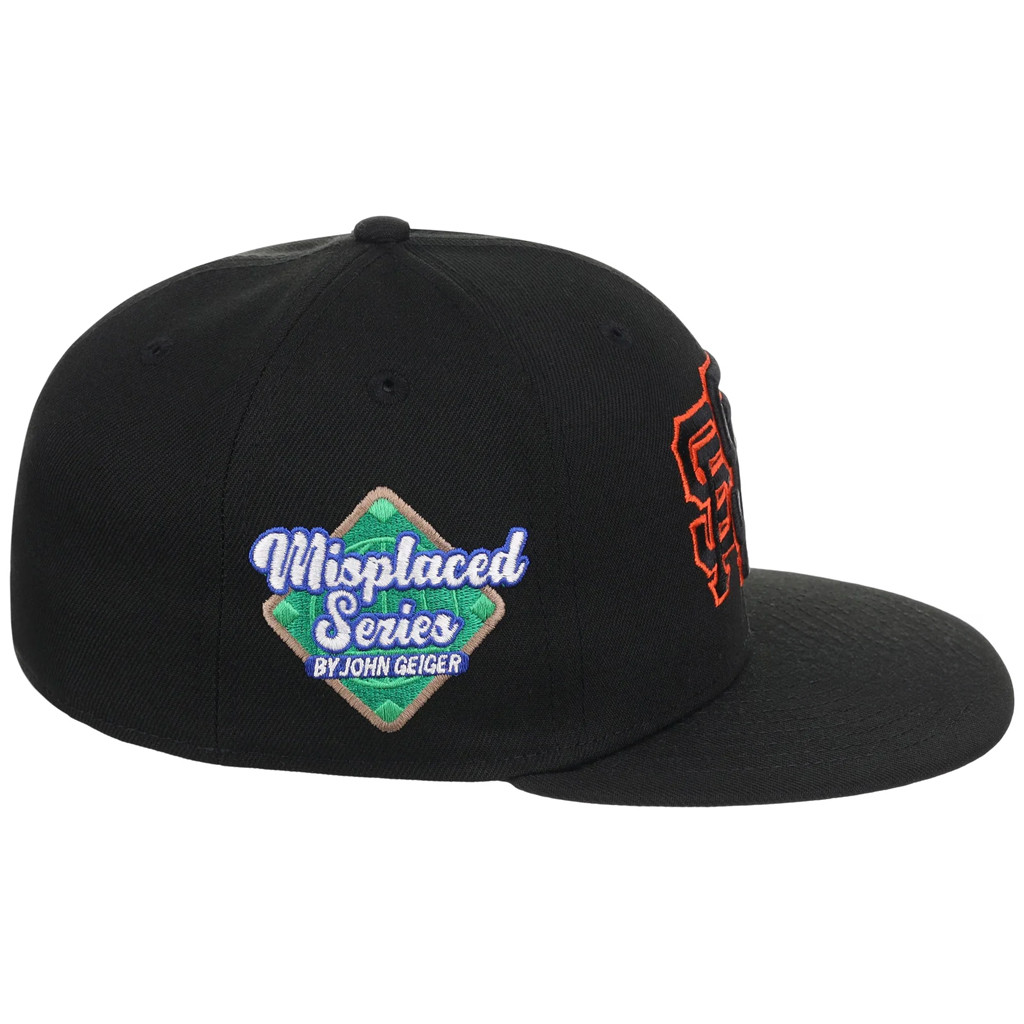 Lids Hat Drop Merch San Francisco Giants x John Geiger Misplaced Series Snapback Hat Embroidered - Kdjoy