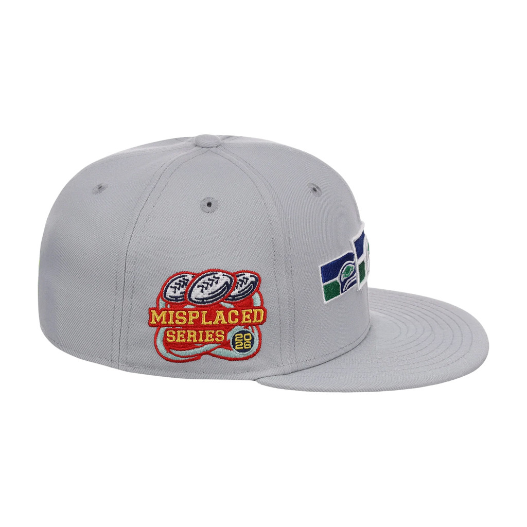 Lids Hat Drop Merch Seattle Seahawks John Geiger x Misplaced Series Snapback Hat Embroidered - Kdjoy