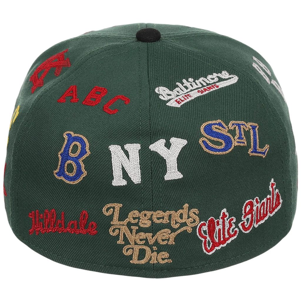 Lids Hat Drop The Legends Never Die Collection Merch Negro League Snapback Hat Embroidered - Kdjoy