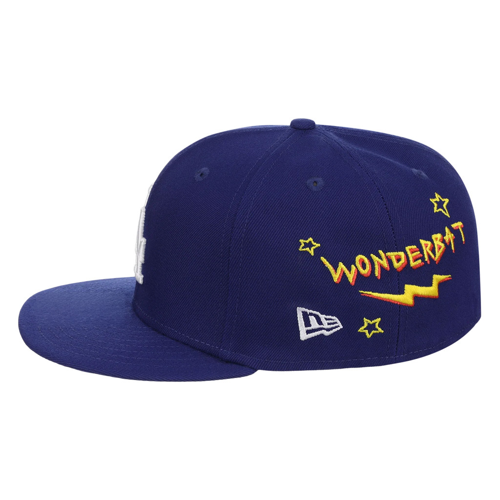 Lids Hat Drop The Simpsons Collection Merch LA Dodgers Simpsons Homer At The Bat Wonderbat Snapback Hat - Kdjoy