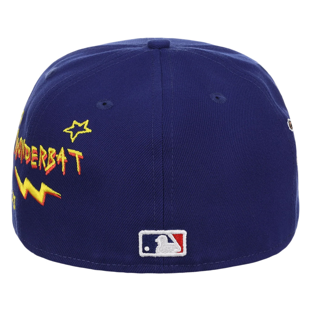 Lids Hat Drop The Simpsons Collection Merch LA Dodgers Simpsons Homer At The Bat Wonderbat Snapback Hat - Kdjoy